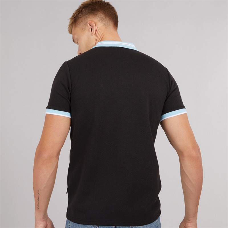 NICCE Mens Shoran Polo Shirt Black