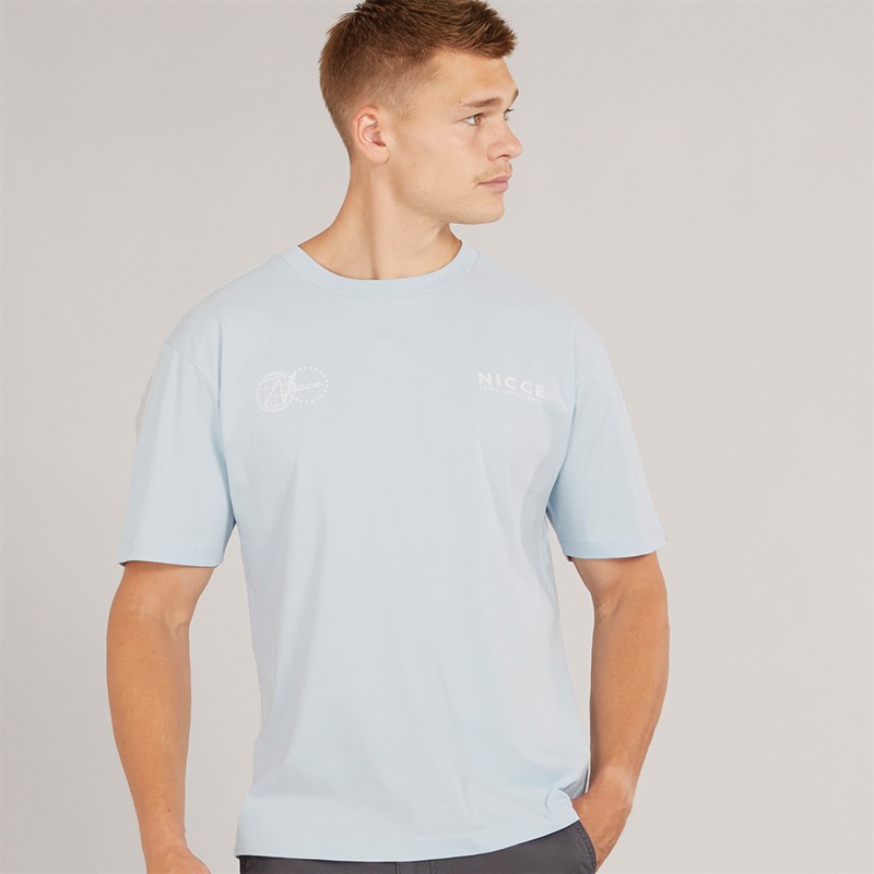 NICCE Mens Resort T-Shirt Ice Blue