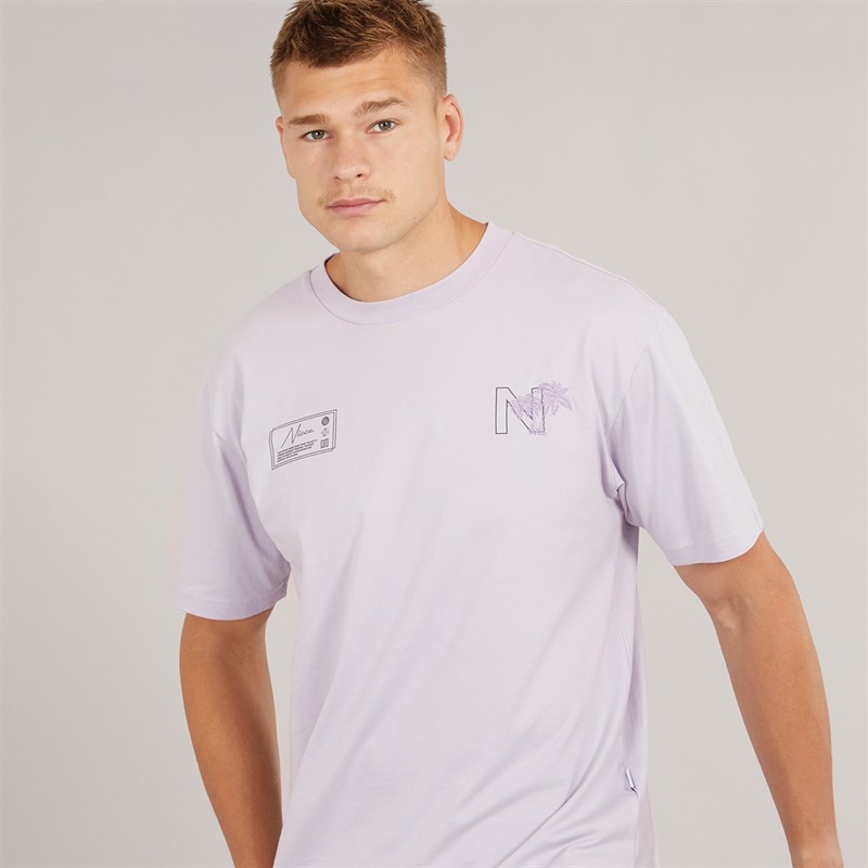 NICCE Mens Palm T-Shirt Mauve