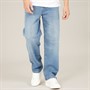 NICCE Mens Kefal Straight Fit Jeans Mid Blue Wash