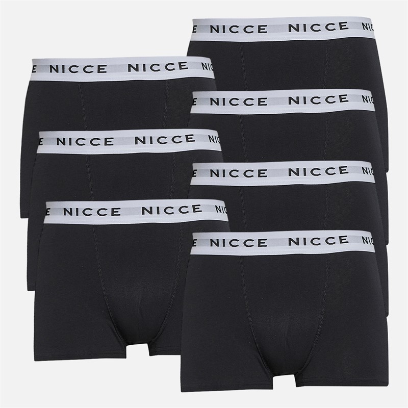 NICCE Mens Borwis Seven Pack Boxers Assorted - Size S
