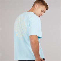 NICCE Mens Kimeno Oversized T-Shirt Ice Blue