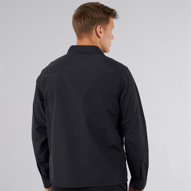 NICCE Mens Placade Overshirt Black