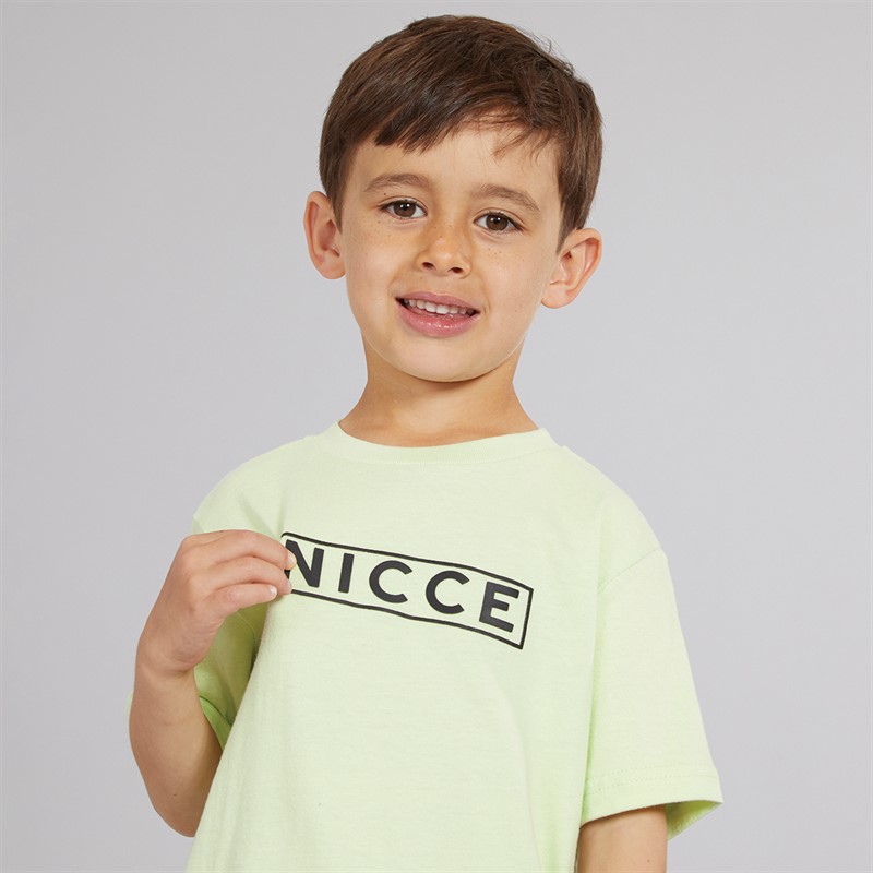 NICCE Boys T-Shirt And Shorts Co-Ord Set Green