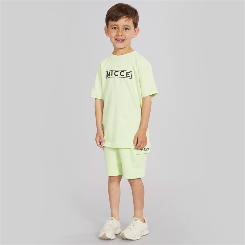 NICCE Boys T-Shirt And Shorts Co-Ord Set Green