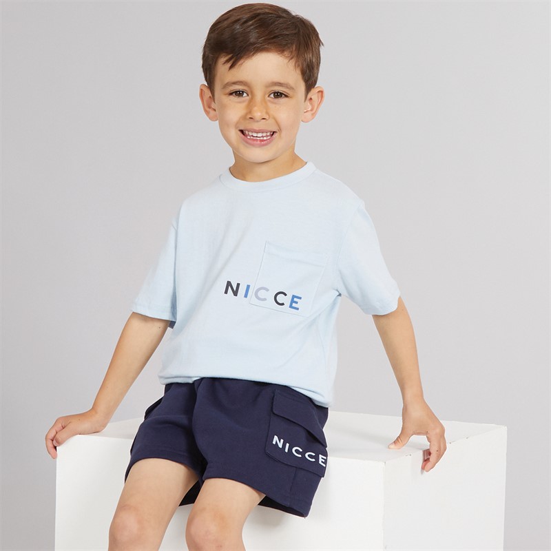 NICCE Boys T-Shirt And Shorts Co-Ord Set Blue