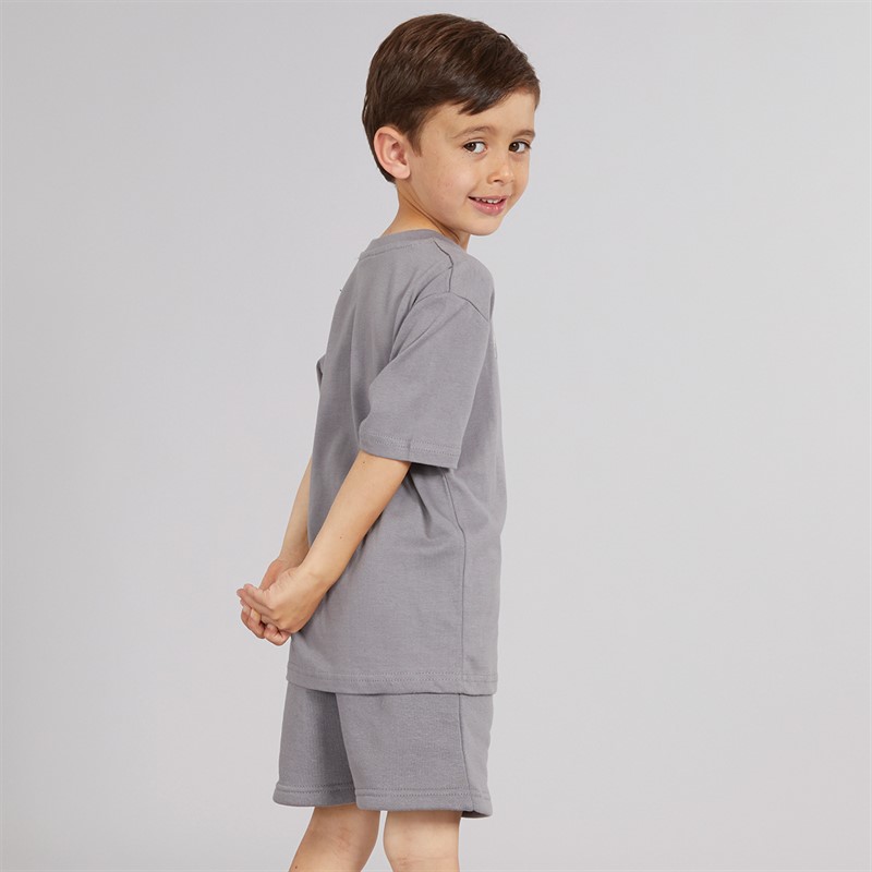 NICCE Boys T-Shirt And Shorts Co-Ord Set Grey