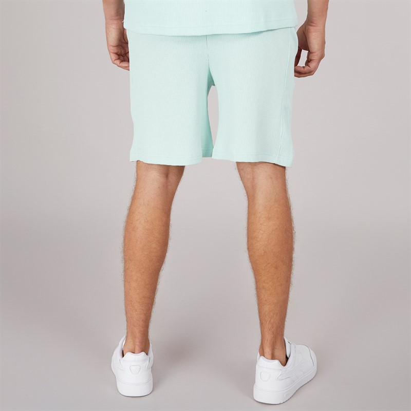 NICCE Mens Waffle Shorts Ice Blue