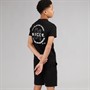 NICCE Junior Boys Teamit T-Shirt and Shorts Co-Ord Set Black