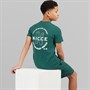 NICCE Junior Boys Teamit T-Shirt and Shorts Co-Ord Set Classic Teal
