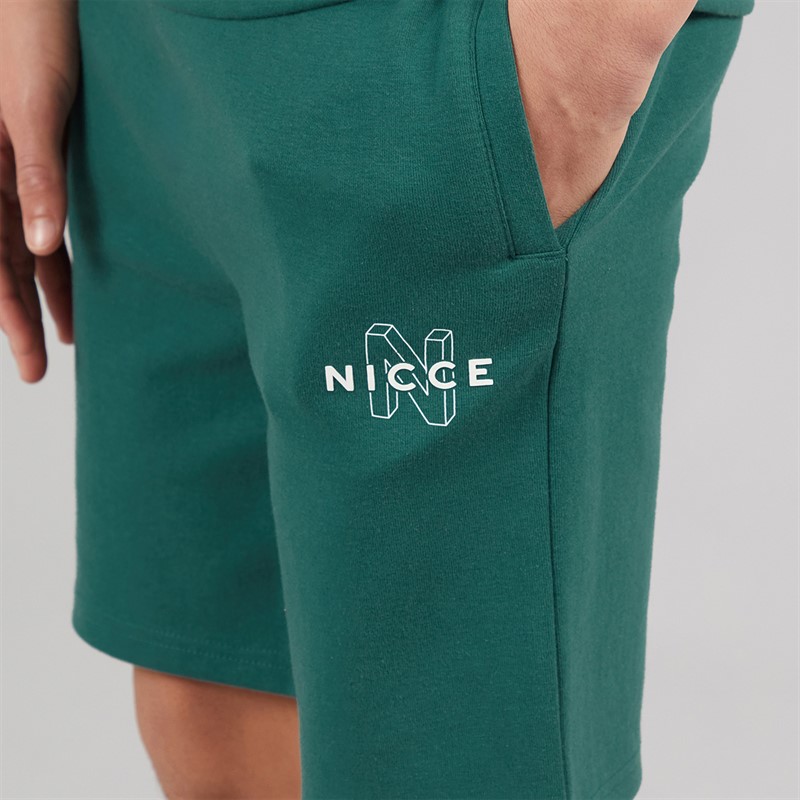 NICCE Junior Boys Teamit T-Shirt and Shorts Co-Ord Set Classic Teal