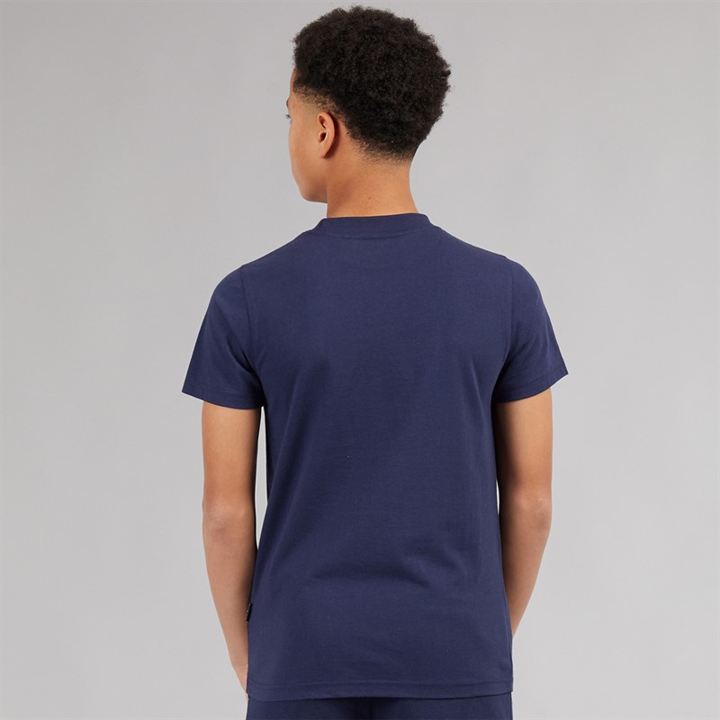 NICCE Boys Corlon Two Pack T-Shirt And Jog Shorts Co-Ord Set Dark Navy/Element Blue Dark Navy/ Element Blue