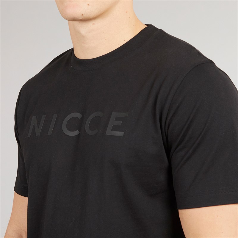 NICCE Mens Farnol T-Shirt Black