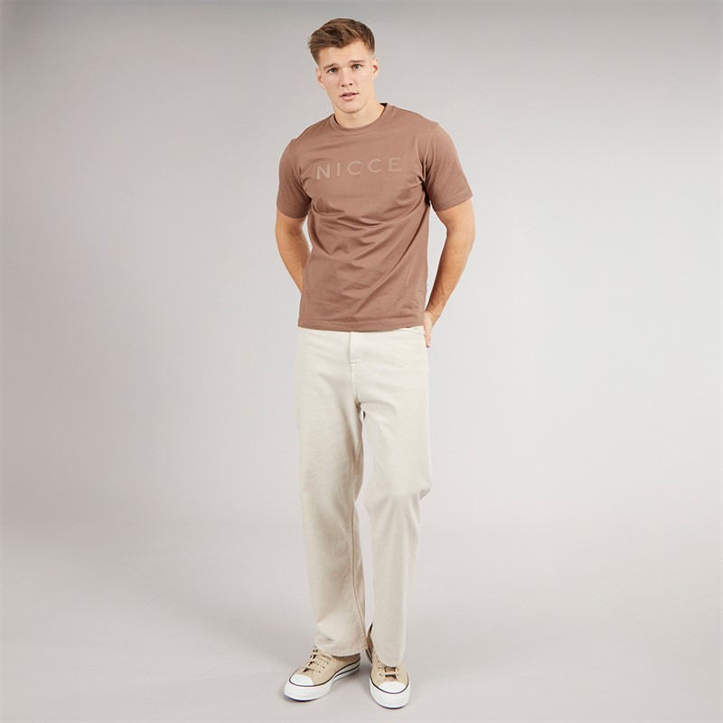 NICCE Mens Farnol T-Shirt Chestnut