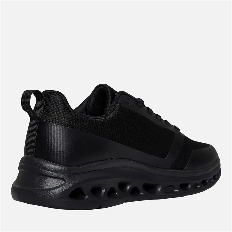NICCE Mens Frantor Trainers Black Mono