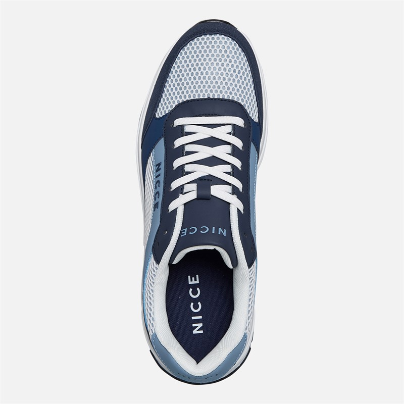 NICCE Mens Bemesso Trainers Navy/Blue/Dark Blue/White Navy/Blue/Dk Blue/White
