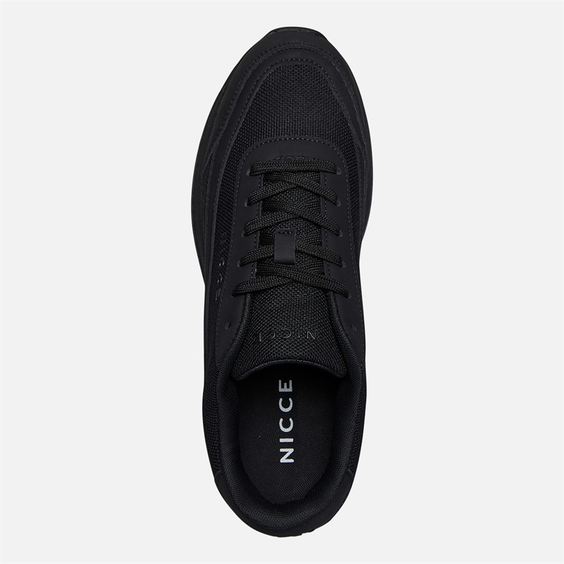 NICCE Mens Arinza Trainers Black/Coal/Grey Black / Coal / Grey