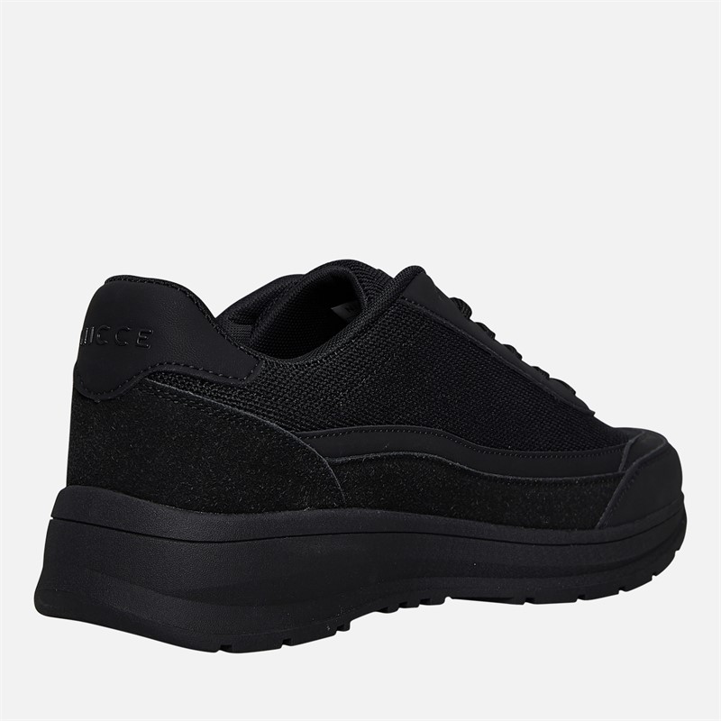 NICCE Mens Arinza Trainers Black/Coal/Grey Black / Coal / Grey