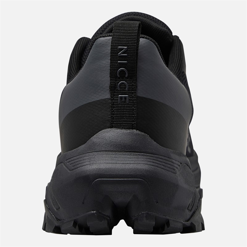 NICCE Mens Metolo Trainers Black/Coal