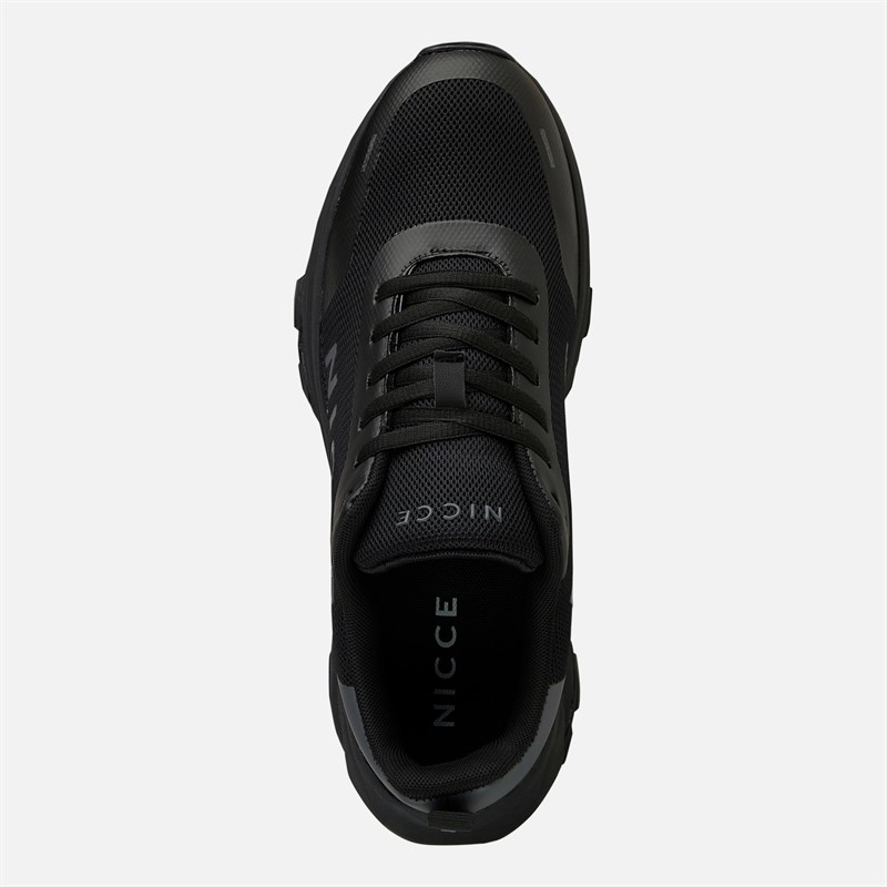 NICCE Mens Metolo Trainers Black/Coal