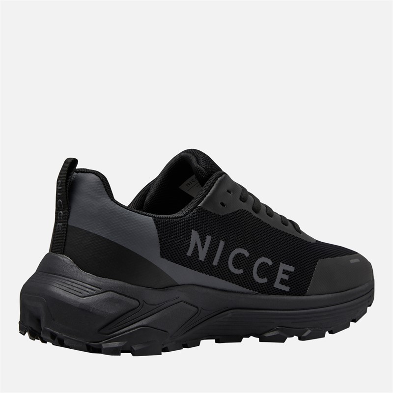 NICCE Mens Metolo Trainers Black/Coal