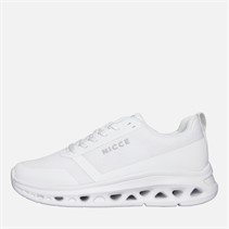 NICCE Mens Frantor Trainers White Mono