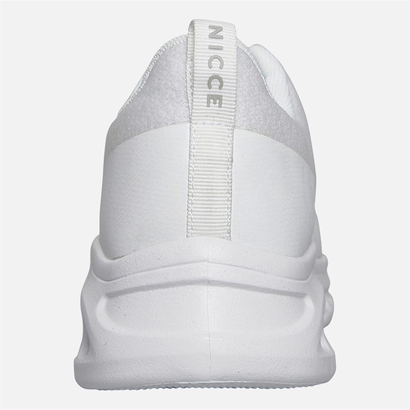 NICCE Mens Frantor Trainers White Mono