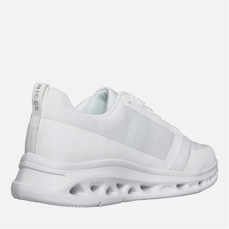 NICCE Mens Frantor Trainers White Mono