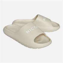 NICCE Mens Rephia Sliders Ecru
