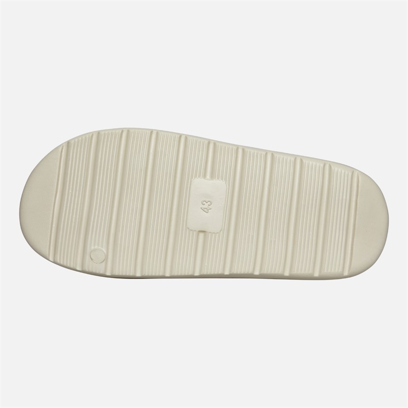 NICCE Mens Rephia Sliders Ecru