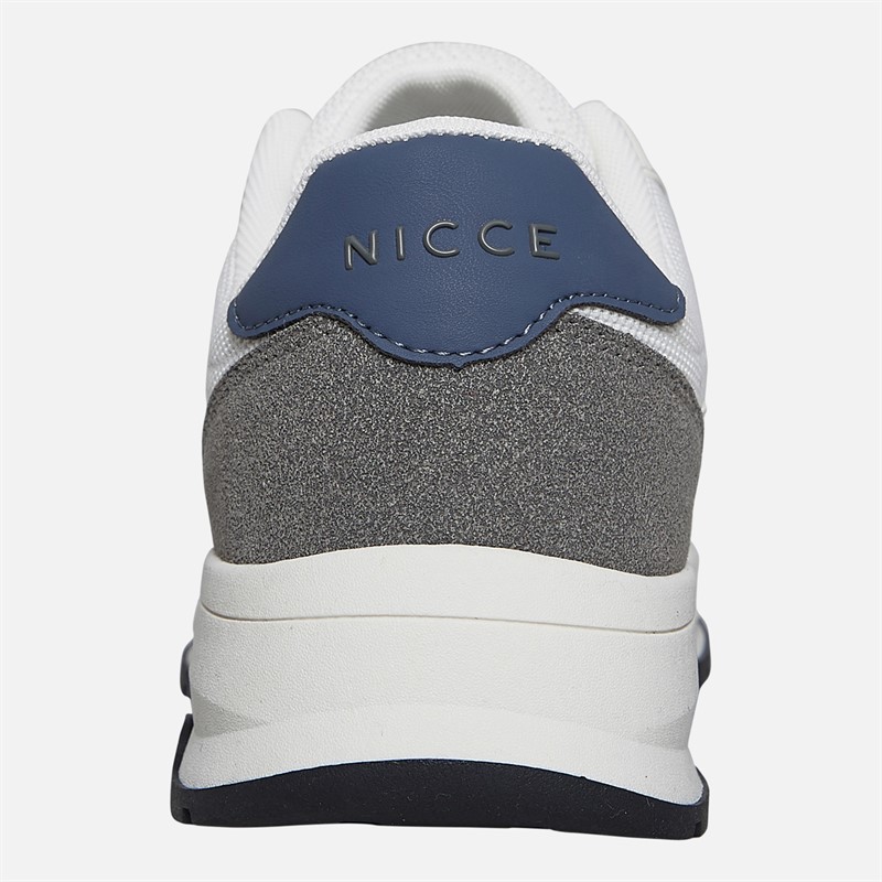 NICCE Mens Arinza Trainers White/Blue/Grey White / Blue / Grey