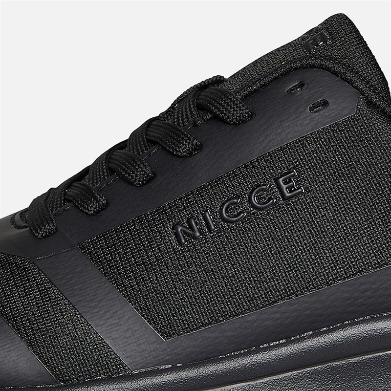 NICCE Junior Boys Frantor Trainers Black Mono