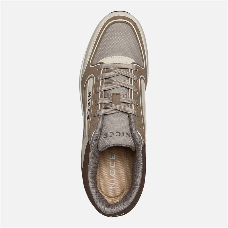 NICCE Herren Elossi Sneaker Stein/Taupe/Ecru Stone / Taupe / Ecru