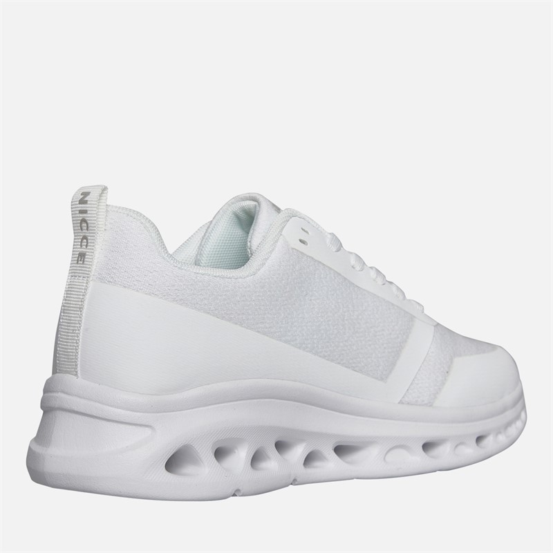 NICCE Junior Boys Frantor Trainers White Mono