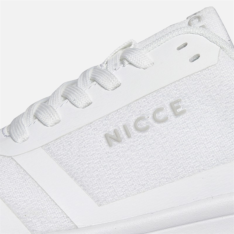 NICCE Junior Boys Frantor Trainers White Mono