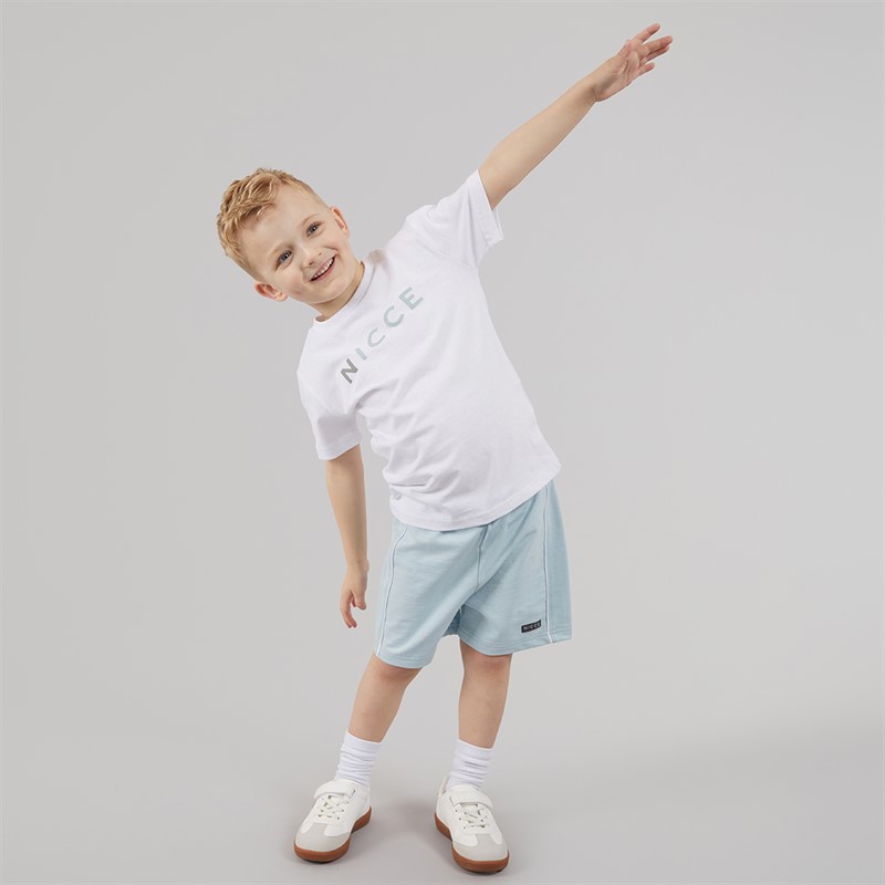 NICCE Boys T-Shirt And Shorts Co-Ord Set Sky Blue
