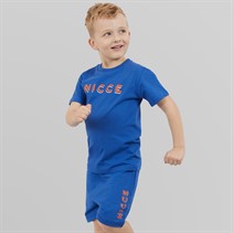 NICCE Boys T-Shirt And Short Co-Ord Set Cobalt