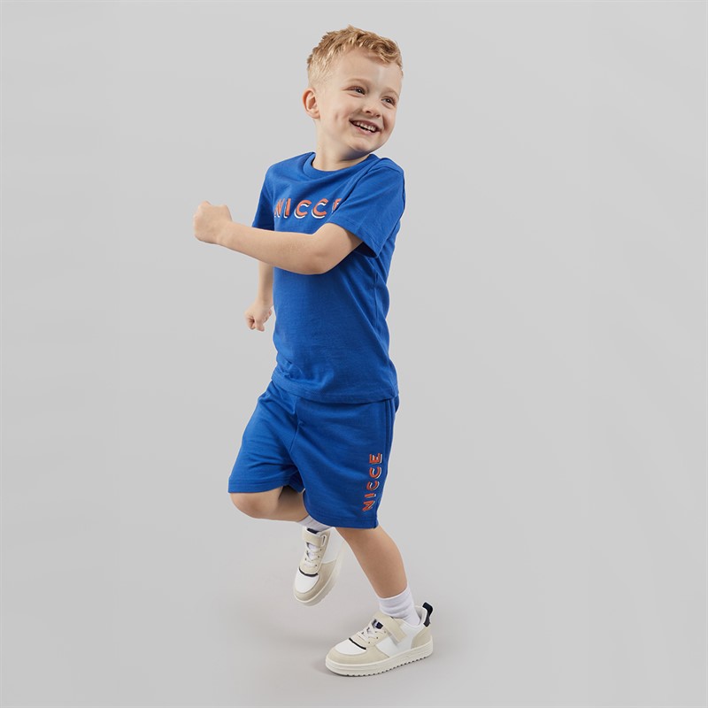 NICCE Boys T-Shirt And Short Co-Ord Set Cobalt