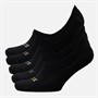 NICCE Mens Pacjo Five Pack Invisible Socks Black