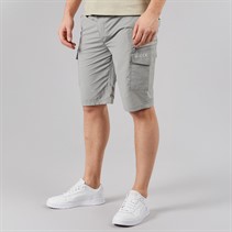 NICCE Mens Humva Cargo Shorts Circular Grey