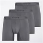 NICCE Mens Aluin Three Pack Microfibre Boxers Steel Grey