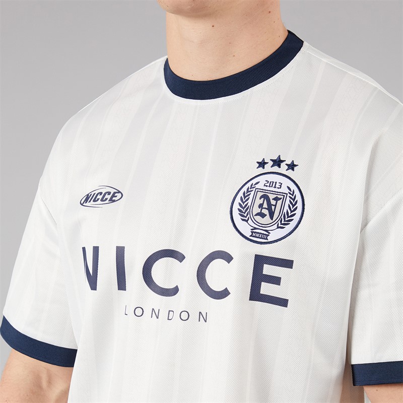 NICCE Mens Legend Oversized T-Shirt White