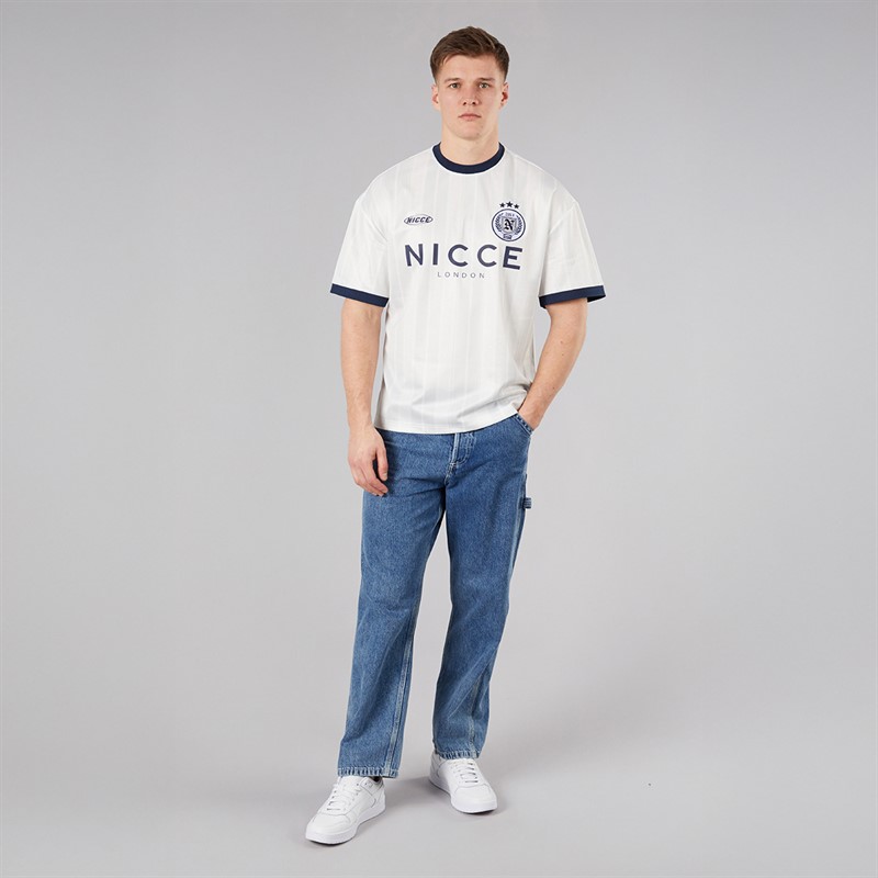 NICCE Mens Legend Oversized T-Shirt White