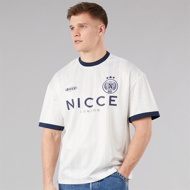 NICCE Mens Legend Oversized T-Shirt White