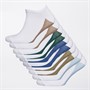 NICCE Mens Asdur Ten Pack Trainer Socks White
