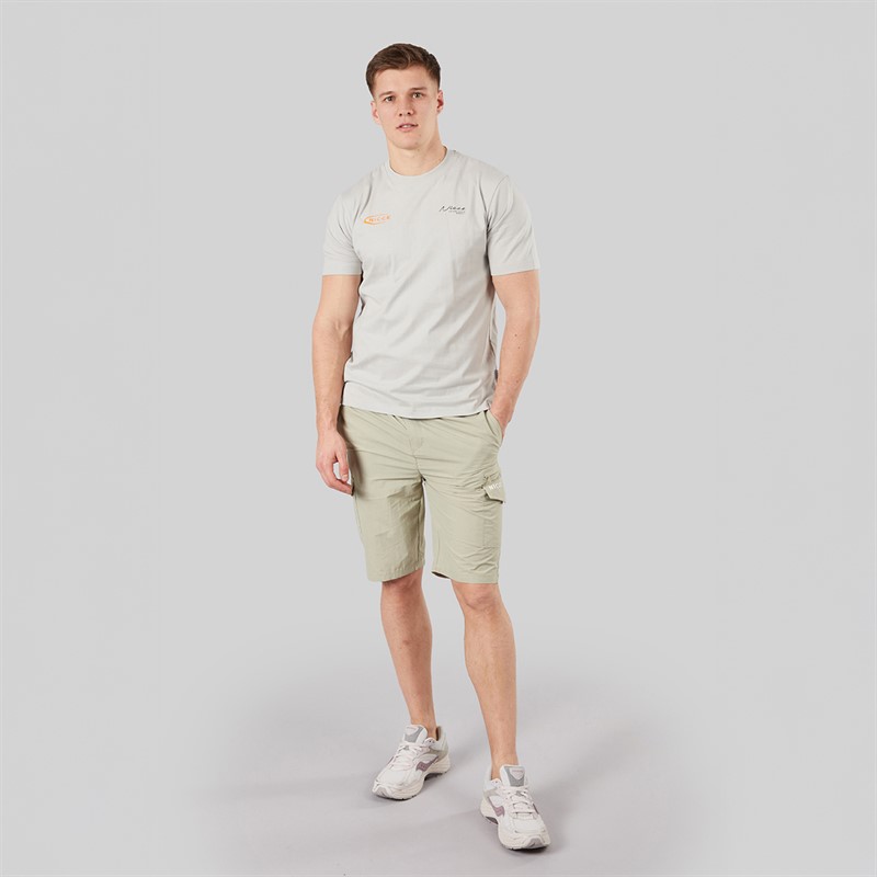 NICCE Mens Bochlo T-Shirt Chalk Grey