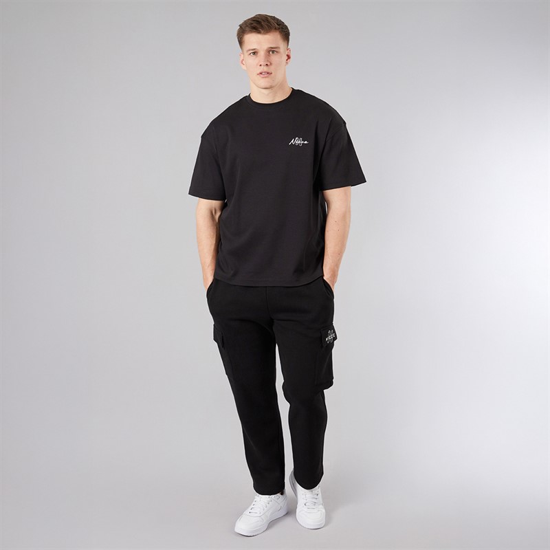 NICCE Mens Alotte Oversized T-Shirt Black