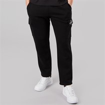 NICCE Mens Kistra Cargo Open Hem Joggers Black