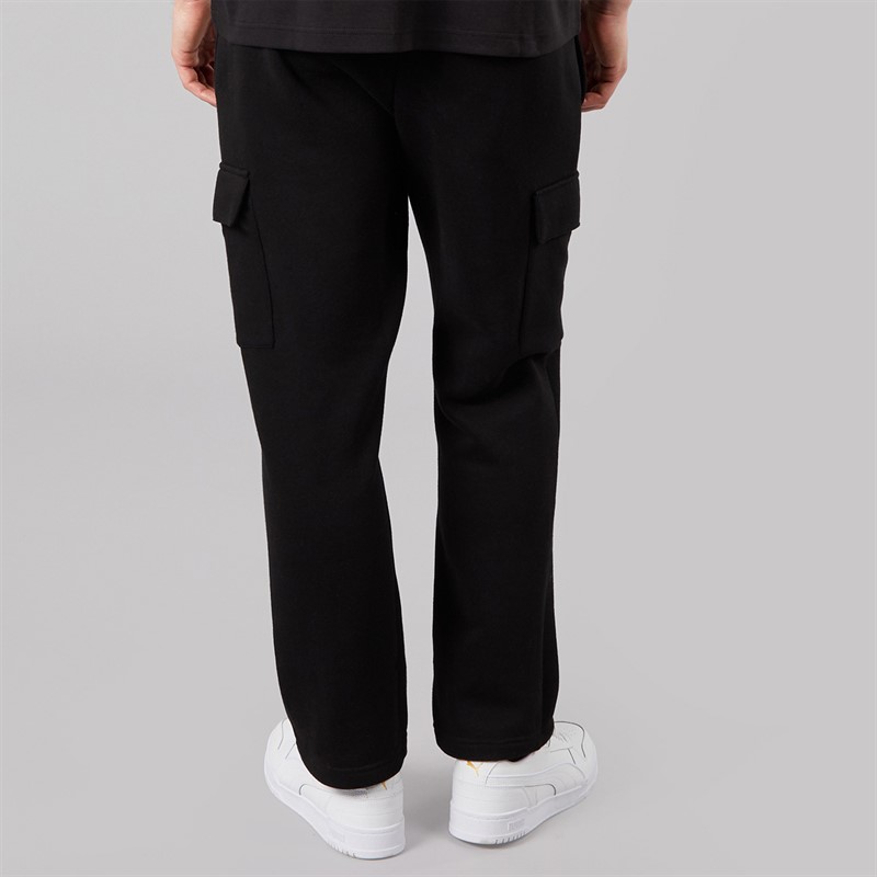 NICCE Mens Kistra Cargo Open Hem Joggers Black