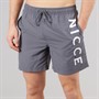 NICCE Mens Bonham Swim Shorts Future Grey